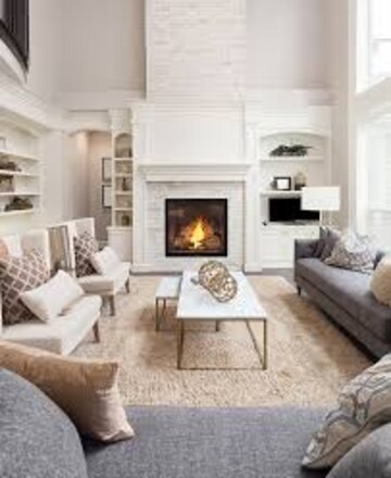 Living Room in 3.5 BHK Apartment at Vip Road – for Sale