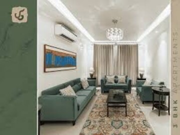 Living Room in 3 BHK Apartment at Ambala Highway – for Sale