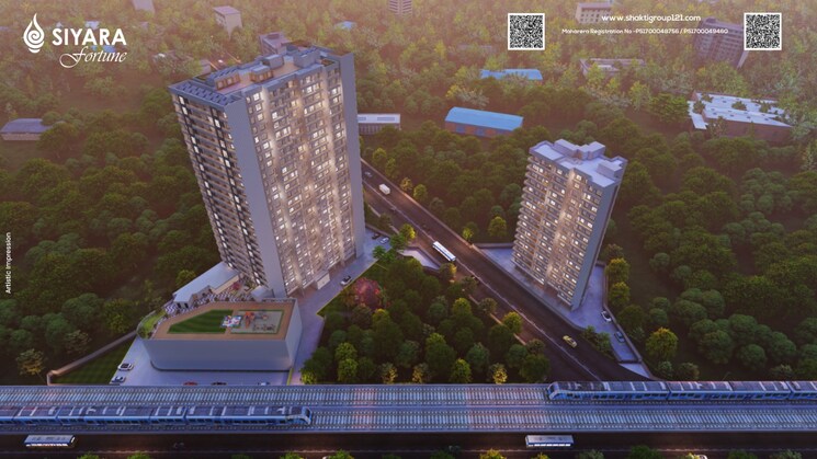 Swimming Pool, shakti-siyara-fortune 1 Bedroom 455 Sq.Ft. Apartment In Narpoli Thane 7538549