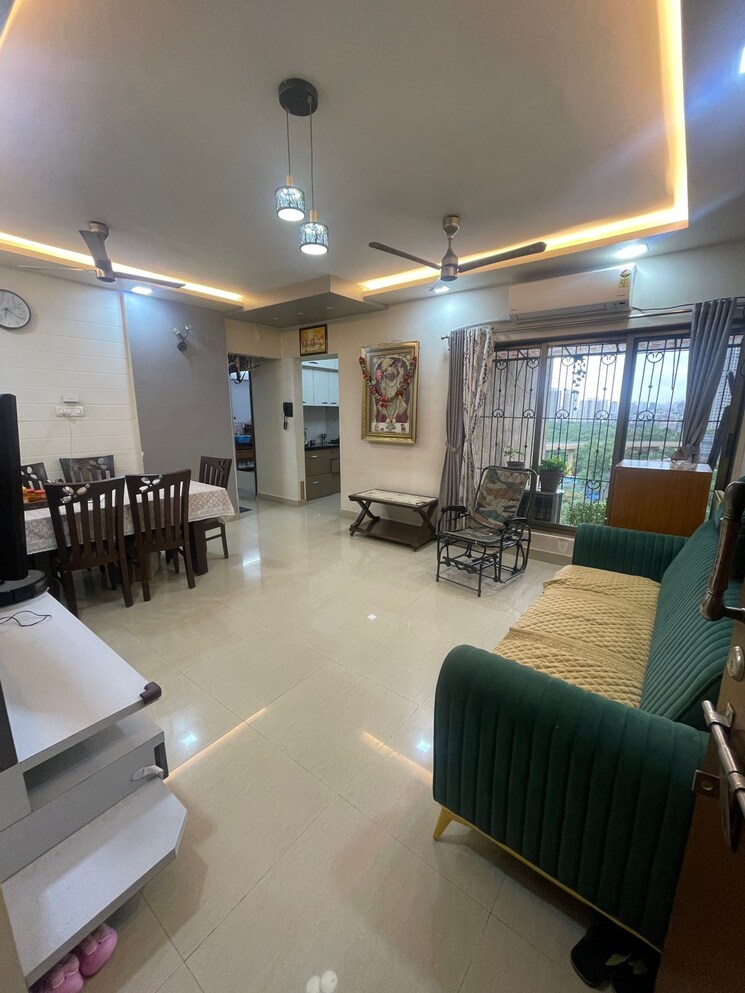 Living Room, runwal-garden-city 3 Bedroom 950 Sq.Ft. Apartment In Balkum Pada Thane 7539397