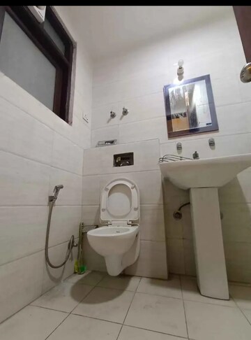 Bathroom in 3 BHK Builder Floor at Shivalik Colony – for Sale