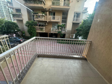 Balcony in 3 BHK Apartment at Sushma Crescent, Dhakoli Village – for Sale