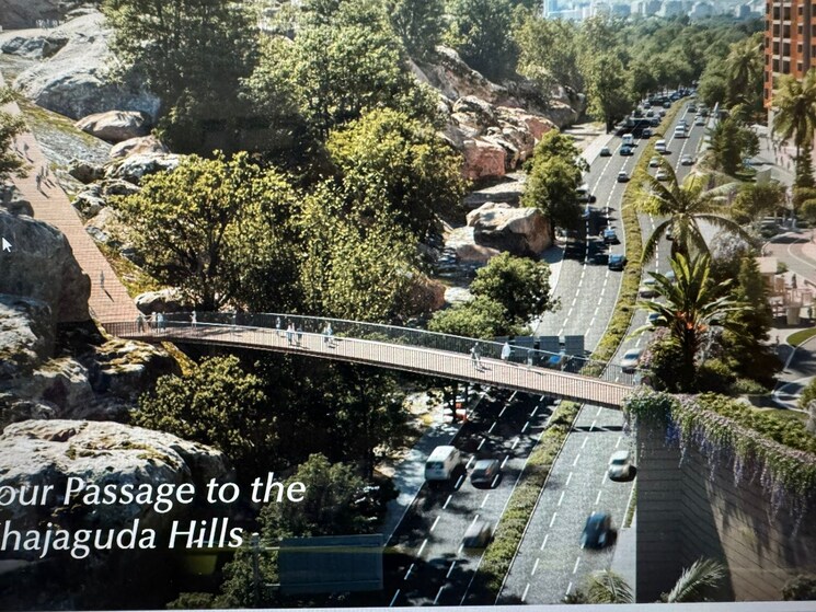 Garden, srias-iwa 3 Bedroom 2290 Sq.Ft. Apartment In Puppalaguda Hyderabad 7540181