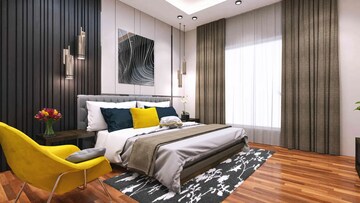 Bedroom in 3 BHK Apartment at Hermitage Centralis, Vip Road – for Sale