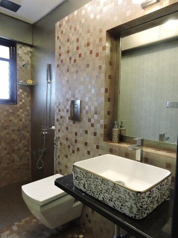 Bathroom in 1 BHK Apartment at Swapna Bhumi Building, Dadar West – for Sale