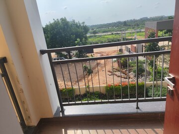 Balcony in 3 BHK Apartment at Bricks Cyberwoods, Osman Nagar – for Sale