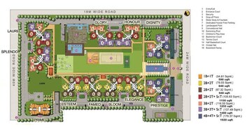 Master Plan in 2.5 BHK Apartment at Sikka Karnam Greens, Sector 143b – for Sale