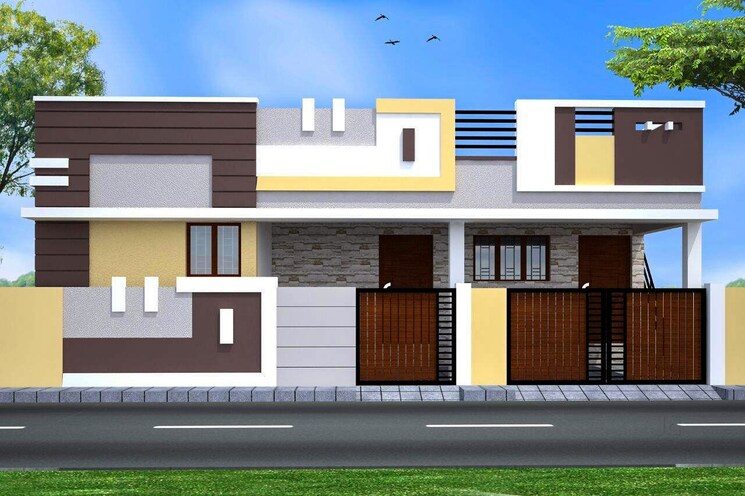 Exterior View, neeladri nagar 2 Bedroom 1200 Sq.Ft. Independent House In Neeladri Nagar Bangalore 7546194