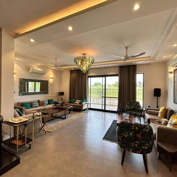 Living Room in 3 BHK Apartment at Mahagun My Laagoon, Saini – for Sale