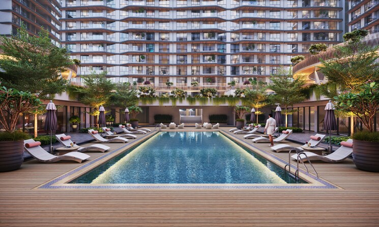Swimming Pool, delta-palmbeach 4 Bedroom 4370 Sq.Ft. Apartment In Sector 46a Nerul Navi Mumbai 7548095
