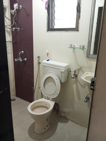 Bathroom in 2 BHK Apartment at Om Sai Plaza, Ghodbunder Road – for Sale