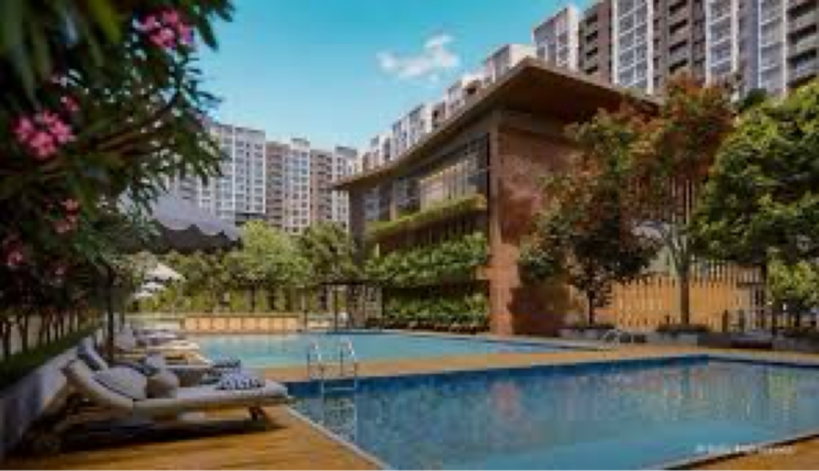 Swimming Pool, kohinoor-central-park 3 Bedroom 1087 Sq.Ft. Apartment In Maan Pune 7548938