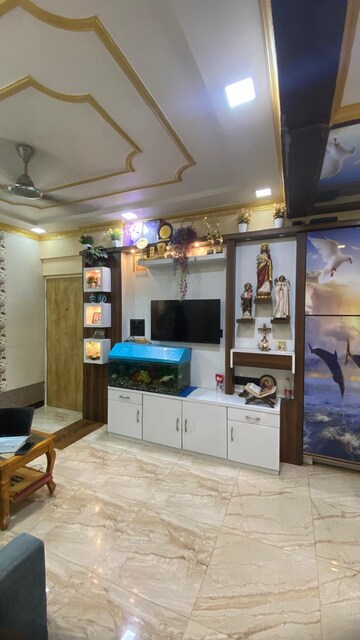 Living Room in 2 BHK Apartment at Kopar Khairane – for Sale
