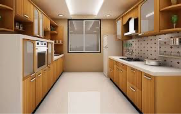 Kitchen in 3.5 BHK Apartment at Godrej Vrikshya, Sector 102a – for Sale