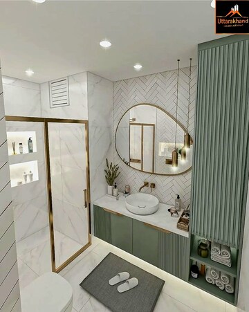 Bathroom in 4 BHK Independent House at Mohabbewala – for Sale