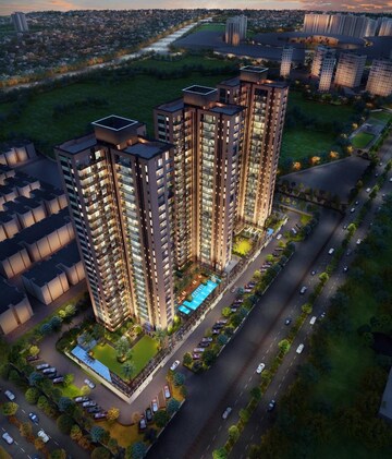 3 BHK Apartment – Exterior View View at Shalimar One World Whispering Woods, Gomti Nagar - for Sale