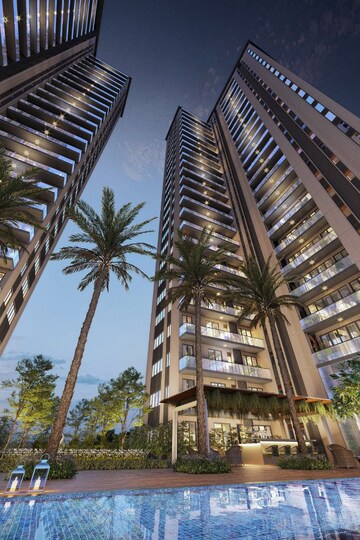 3 BHK Apartment – Exterior View View at Shalimar One World Whispering Woods, Gomti Nagar - for Sale