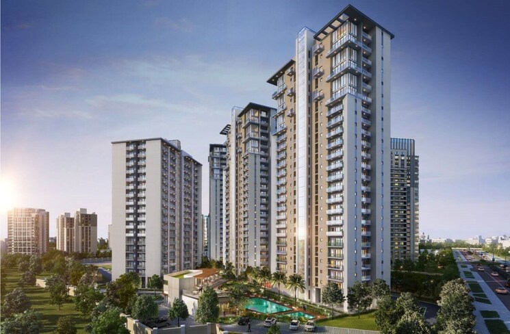 Exterior View, shalimar-one-world-belvedere-court-3 2 Bedroom 943 Sq.Ft. Apartment In Gomti Nagar Lucknow 7549374