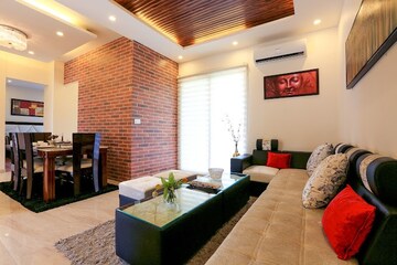 Living Room in 4 BHK Apartment at Trishla City, Patiala Road – for Sale