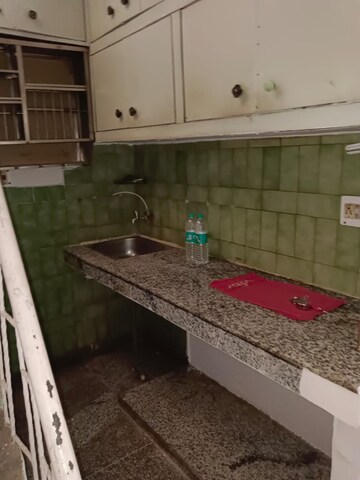 Kitchen in Studio Builder Floor at Lajpat Nagar – for Rent