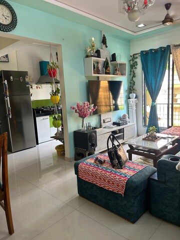 Living Room in 2 BHK Apartment at Kauls Heritage City Apartment, Vasai West – for Sale