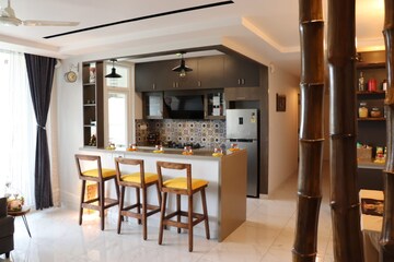 Living Room in 3 BHK Apartment at Mantri Lithos, Thanisandra – for Sale