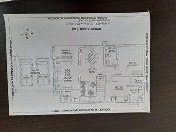 Floor Plan in 4 BHK Villa at Irumpanam – for Sale