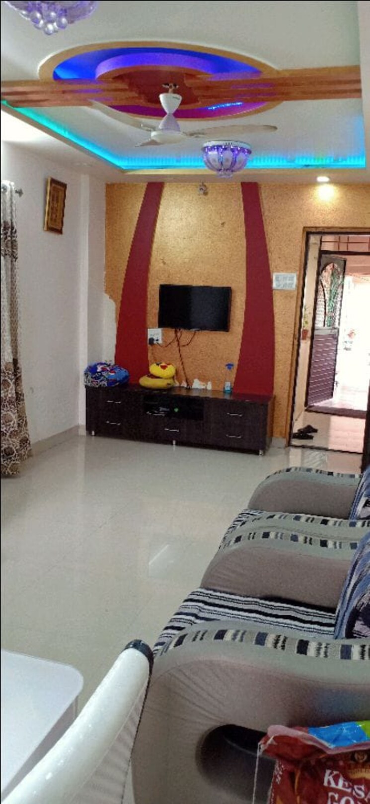 Living Room, naren-hills 3 Bedroom 1490 Sq.Ft. Apartment In Wanwadi Pune 7555252