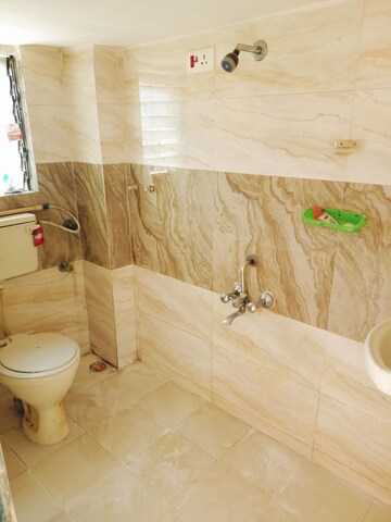 Bathroom in 2 BHK Apartment at Lucky Atharva Apartment, Kasheli – for Sale