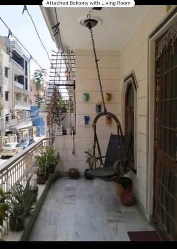 Balcony in 2 BHK Builder Floor at Ashok Vihar – for Sale