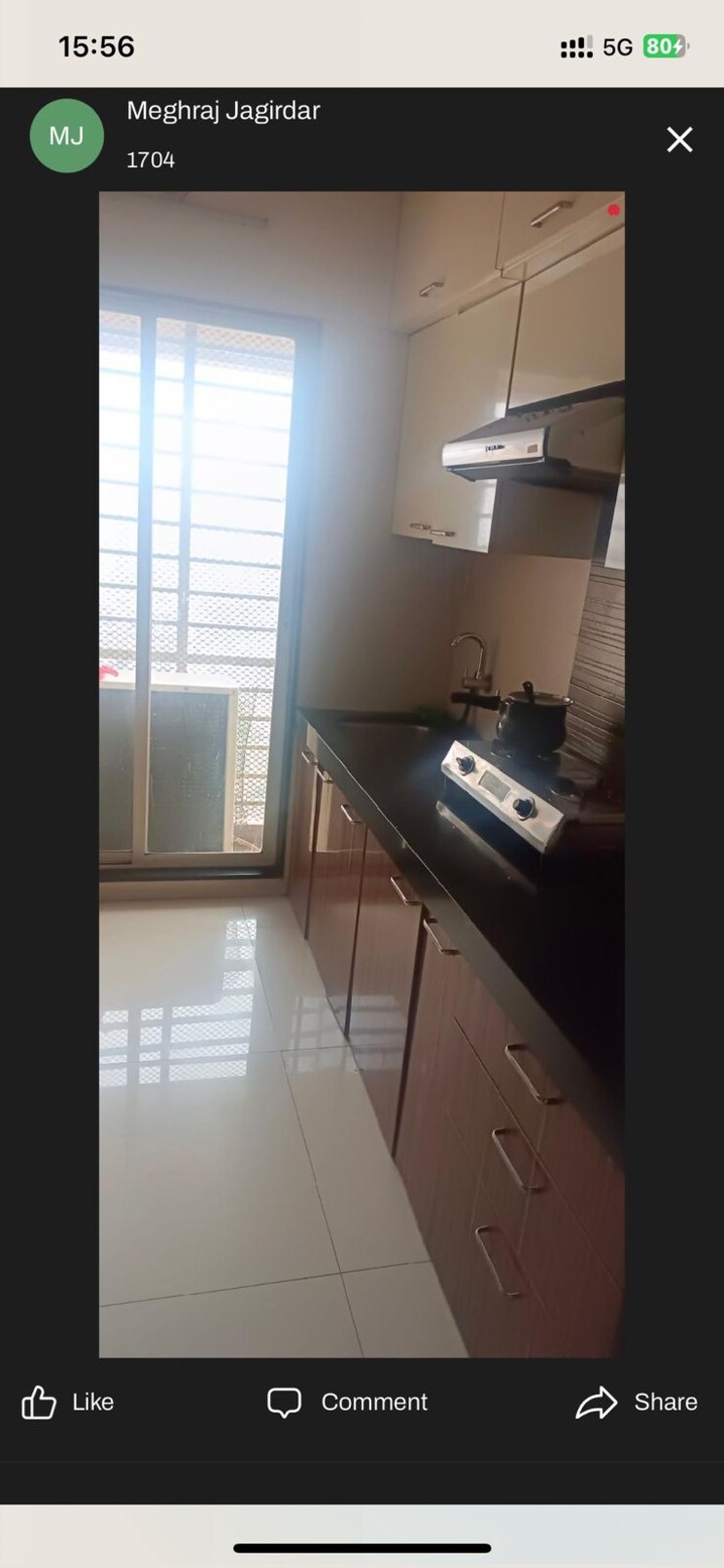 Kitchen, regency-ellanza 2 Bedroom 1200 Sq.Ft. Apartment In Kalamboli Navi Mumbai 7556227