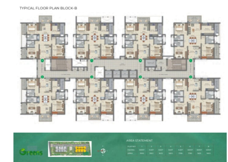 Master Plan, miyapur 3 Bedroom 1600 Sq.Ft. Apartment In Miyapur Hyderabad 7556648