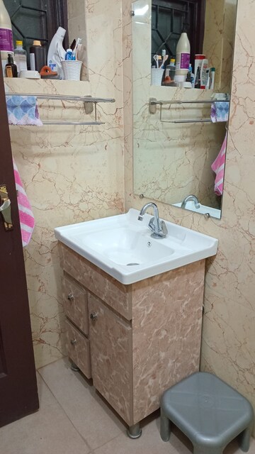 Bathroom in 3 BHK Builder Floor at Niti Khand – for Sale