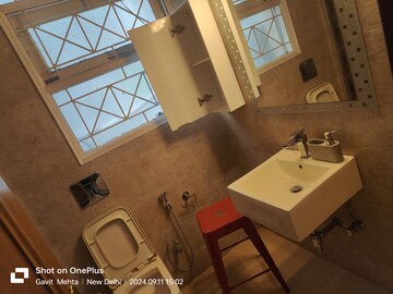Staircase in 4 BHK Builder Floor at Saket – for Sale