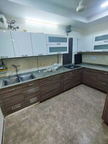 Kitchen in 3 BHK Builder Floor at Green Park – for Sale