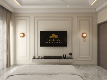Building Lobby in 3.5 BHK Builder Floor at Ashok Vihar – for Sale