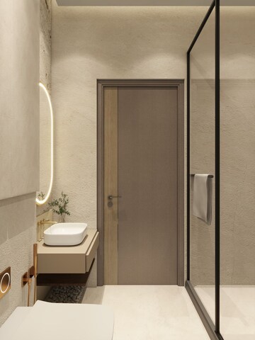 Building Lobby in 3.5 BHK Builder Floor at Ashok Vihar – for Sale
