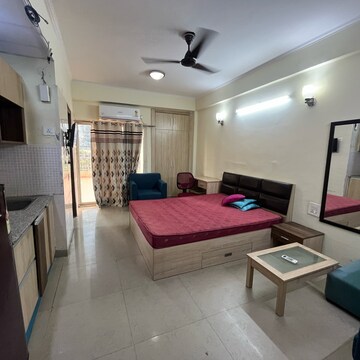 Living Room in 1 RK Apartment at Supertech Eco Suites, Sector 137 – for Sale