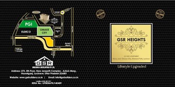 2 BHK Apartment – Map Location View at GSR Heights Lucknow, Bijnor - for Sale