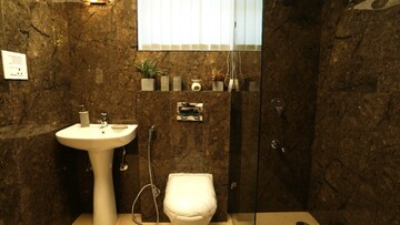 Bathroom in 3 BHK Apartment at Motia Harmony Greens, Kishanpura – for Sale