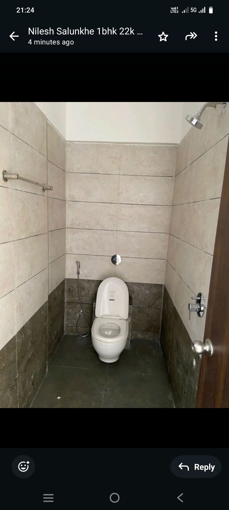 Bathroom, sah-golden-nest 1 Bedroom 670 Sq.Ft. Apartment In Tathawade Pune 7561348