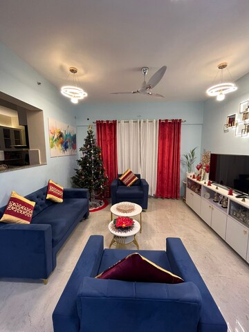 Living Room in 3.5 BHK Apartment at K Raheja Vistas Premiere, Mohammadwadi – for Sale