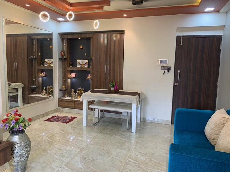 Living Room, trishul-terraces 2 Bedroom 1250 Sq.Ft. Apartment In Kopar Khairane Navi Mumbai 7561519