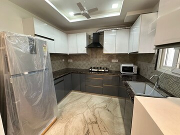 Kitchen in 3 BHK Builder Floor at Sushant Lok 3, Sector 57 – for Sale