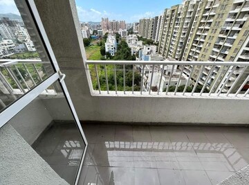Balcony in 3 BHK Apartment at Godrej Greens, Undri – for Rent