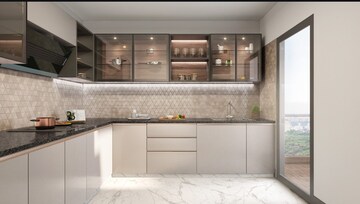 Kitchen in 3 BHK Apartment at Nibm Annexe – for Sale
