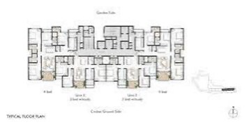 Floor Plan in 3 BHK Apartment at Hinjewadi – for Sale