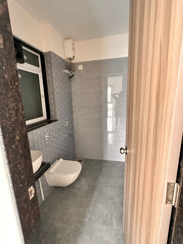 Bathroom in 1 BHK Apartment at Ashar Axis, Majiwada – for Rent