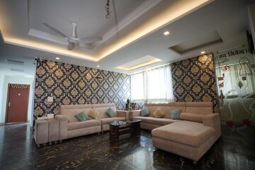 Living Room in 4 BHK Penthouse at Gms Road – for Sale