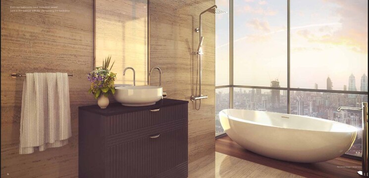 Bathroom, marathon-monte-south 2 Bedroom 932 Sq.Ft. Apartment In Byculla West Mumbai 7568858